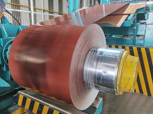 300-550MPa رنگ پوشش فولاد کویل کارخانه خدمات سفارشی