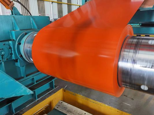 3-8MT رنگ پوشش فولاد کویل 600mm-1250mm عرض برای صنعتی