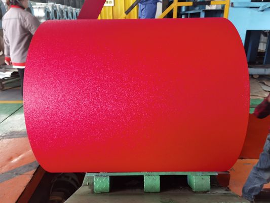 0.13-0.8mm رنگ پوشانده تولید کنندگان کویل فولاد با رنگ آمیزی چروک