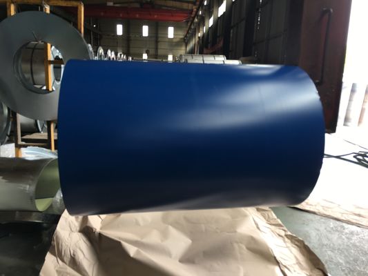 رول فولادی رنگ پوشیده 600mm-1250mm با مقاومت فوق العاده در برابر خوردگی