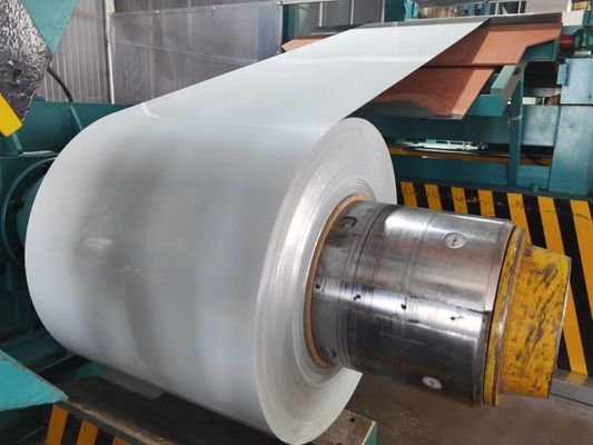 0.2-1.2mm رنگ آمیزی فلزی 3-30micron رنگ آمیزی سمت عقب برای ذخیره سازی یخچال