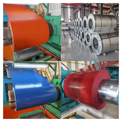 ورق سیم کشی فولادی پوشانده با رنگ RAL با مقاومت کششی 300-550MPa