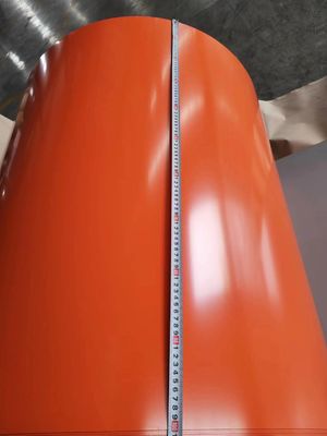 رنگ قرمز PPGL سیم پیچ فولاد 0.13mm-0.8mm پوشش سیم پیچ گالوانیزه مقاوم به خوردگی