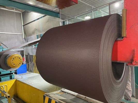 ضد خراش رنگ بر روی ورق فلزی 0.2mm-0.70mm پیش رنگ شده Matt Steel Coil
