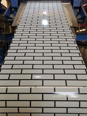 طومار ورق فولادی چاپی پوشانده 600mm-1250mm عرض مقاوم در برابر خوردگی