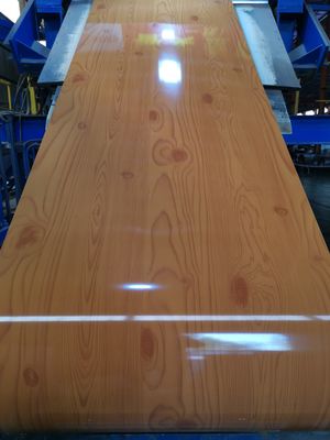 طومار ورق فولادی چاپی پوشانده 600mm-1250mm عرض مقاوم در برابر خوردگی