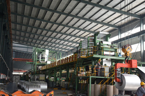 G350-G550 رنگ پوشش فولاد رول ضد انگشت پوشش Slit Edge / Mill Edge