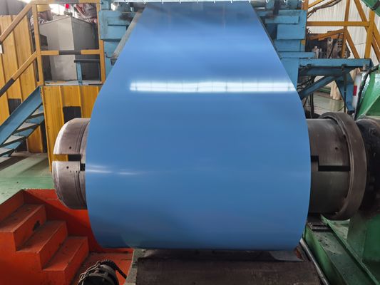 رنگ پیش رنگ گالوانیزه فولاد کویل 600mm-1250mm عرض برای ساخت و ساز