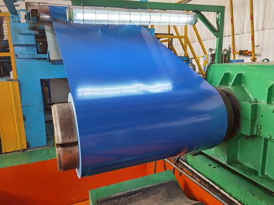 طناب های فولادی رنگ پوشیده 600mm-1250mm برای مواد ساختمانی