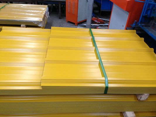 ورق سقفی PPGI پانل های فولادی لوله دار 1000mm-6000mm
